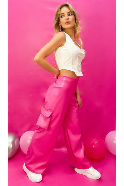 Pantalón Barbie Cuero