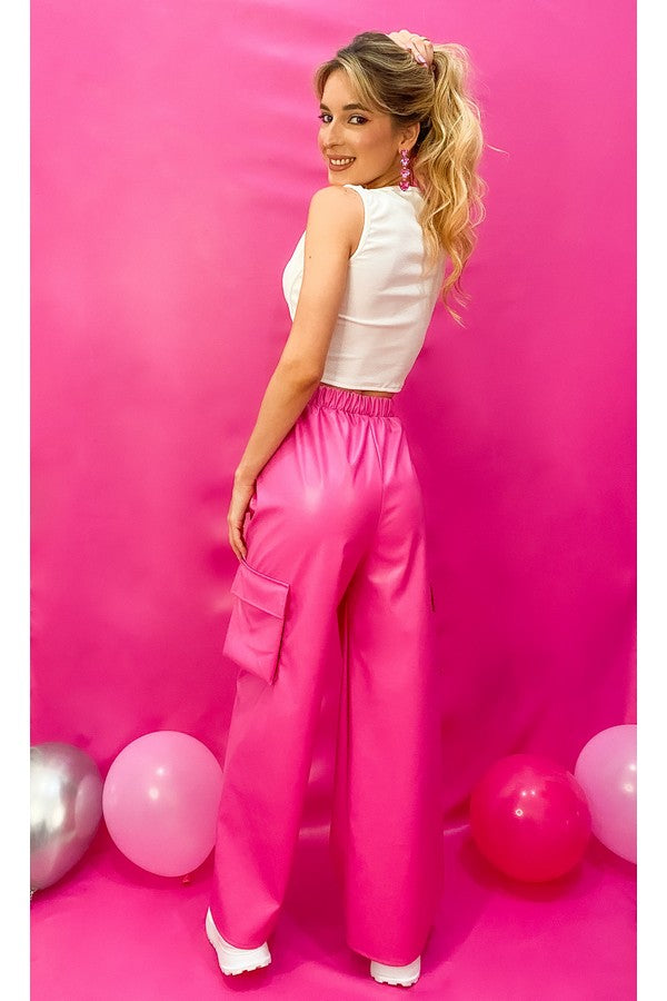 Pantalón Barbie Cuero